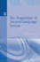 Acquisition of Second Language Syntax