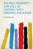The Real Property Statutes of Ontario: With Remarks and Cases