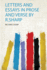 Letters and Essays in Prose and Verse By R. Sharp
