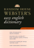 Random House Webster's Easy English Dictionary Beginner