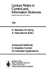 Advanced Methods in Adaptive Control for Industrial Application (Lecture Notes in Control and Information Sciences, Vol 158)