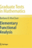 Elementary Functional Analysis