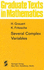Several Complex Variables (Graduate Texts in Mathematics 38)