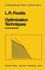 Optimization Techniques: an Introduction (Undergraduate Studies in Mathematics)