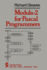 Modula-2 for Pascal Programmers (Springer Books on Professional Computing)