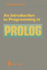 An Introduction to Programming in Prolog