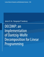 Decomp: an Implementation of Dantzig-Wolfe Decompo