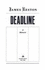 Deadline: a Memoir