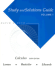 Study and Solutions Guide for Calculus Vol. 1