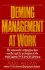 Deming Management at Work
