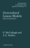 Generalized Linear Models (Chapman & Hall/Crc Monographs on Statistics and Applied Probability)