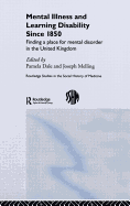 Mental Illness and Learning Disability Since 1850