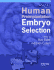 Human Preimplantation Embryo Selection (Reproductive Medicine and Assisted Reproductive Techniques Series)