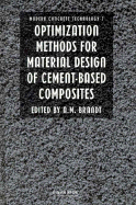 Optimization Methods for Material Design of Cement-Based Composites