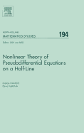 Nonlinear Theory of Pseudodifferential Equations on a Half-Line