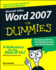 Word 2007 for Dummies