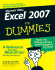 Excel 2007 for Dummies