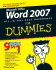 Word 2007 All-in-One Desk Reference for Dummies