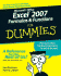 Microsoft Office Excel 2007 Formulas and Functions for Dummies