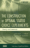 The Construction of Optimal Stated Choice Experiments: Theory and Methods (Wiley Series in Probability and Statistics)