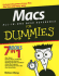 Macs All-in-One Desk Reference for Dummies