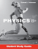 Physics, Student Study Guide