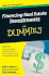Financing Real Estate Investments