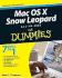 Mac Os X Snow Leopard All-in-One for Dummies