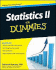 Statistics II for Dummies