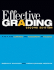 Effective Grading: a Tool for Learning and Assessment in College