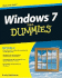Windows 7 Para Dummies (for Dummies)