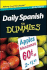 Daily Spanish for Dummies Pocket Edition