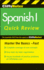 Cliffsnotes Spanish I Quick Review (English and Spanish Edition)
