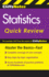 Cliffsnotes Statistics Quick Review, 2nd Edition (Cliffsquickreview)