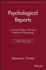 Psychological Reports: a Guide to Report Writing in Professional Psychology