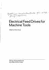 Electrical Feed Drives for Machine Tools
