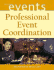 Professional Event Coordination (the Wiley Event Management Series)