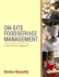 On�Site Foodservice Management: a Best Practices Approach