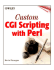 Custom Cgi Scripting With Perl