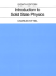 Introduction to Solid State Physics