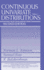 Continuous Univariate Distributions (Volume 1) (2nd Edn)