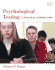 Psychological Testing: a Practical Introduction