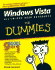 Windows Vista All-in-One Desk Reference for Dummies