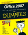 Office 2007 All-in-One Desk Reference for Dummies
