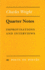 Quarter Notes: Improvisations and Interviews (Poets on Poetry)