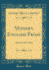 Modern English Prose: Selected and Edited (Classic Reprint)