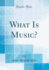 What is Music Classic Reprint