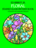Floral Stained Glass Pattern Book (Dover Crafts: Stained Glass)