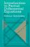 Introduction to Partial Differential Equations (International Series in Pure and Applied Mathematics)