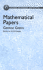 Mathematical Papers